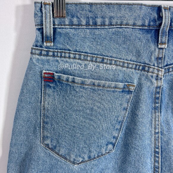 BDG Urban Outfitters 28W Mom High-Rise Blue Jean Shorts Good Used Condition - Picture 10 of 15